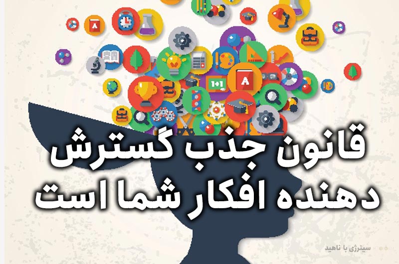 قانون جذب گسترش دهنده افکار شما است