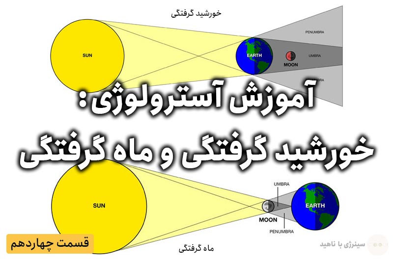 آموزش آسترولوژی – قسمت چهاردهم: خورشید گرفتگی و ماه گرفتگی
