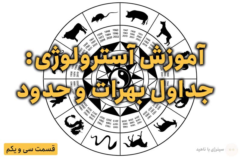 آموزش آسترولوژی – قسمت سی و یکم: جداول بهرات و حدود