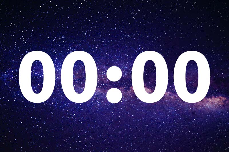 معنای عدد تکراری 00:00 در علم اعداد