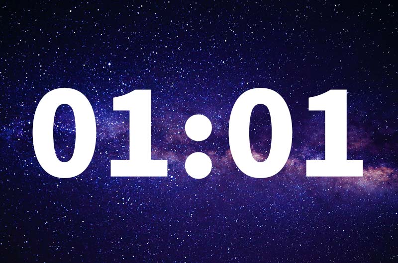 معنای عدد تکراری 01:01 در علم اعداد