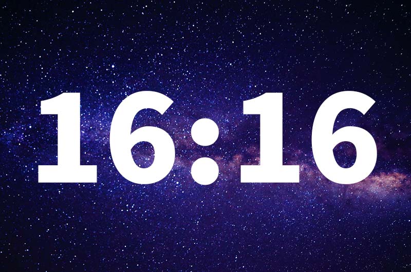 معنای عدد تکراری (ساعت آینه) 16:16 در علم اعداد