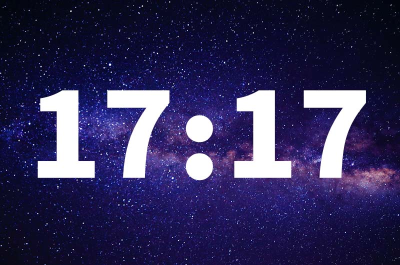 معنای عدد تکراری (ساعت آینه) 17:17 در علم اعداد