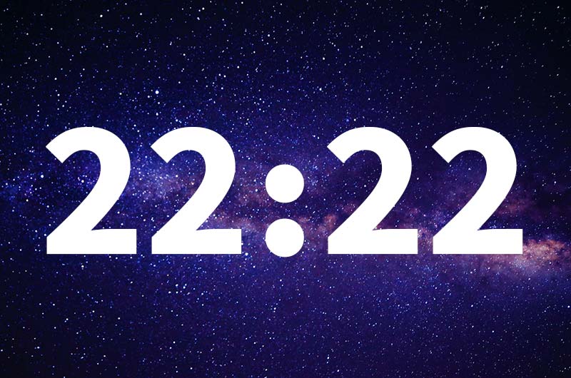معنی عدد تکراری (ساعت آینه) 22:22 در علم اعداد