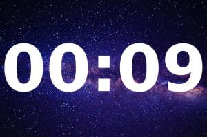 معنای عدد تکراری (ساعت سه گانه) 00:09 در علم اعداد